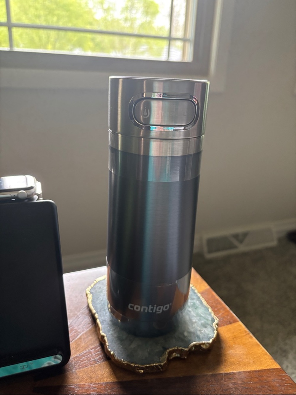 Contigo Gunmetal Gray Insulated Stainless Travel Mug